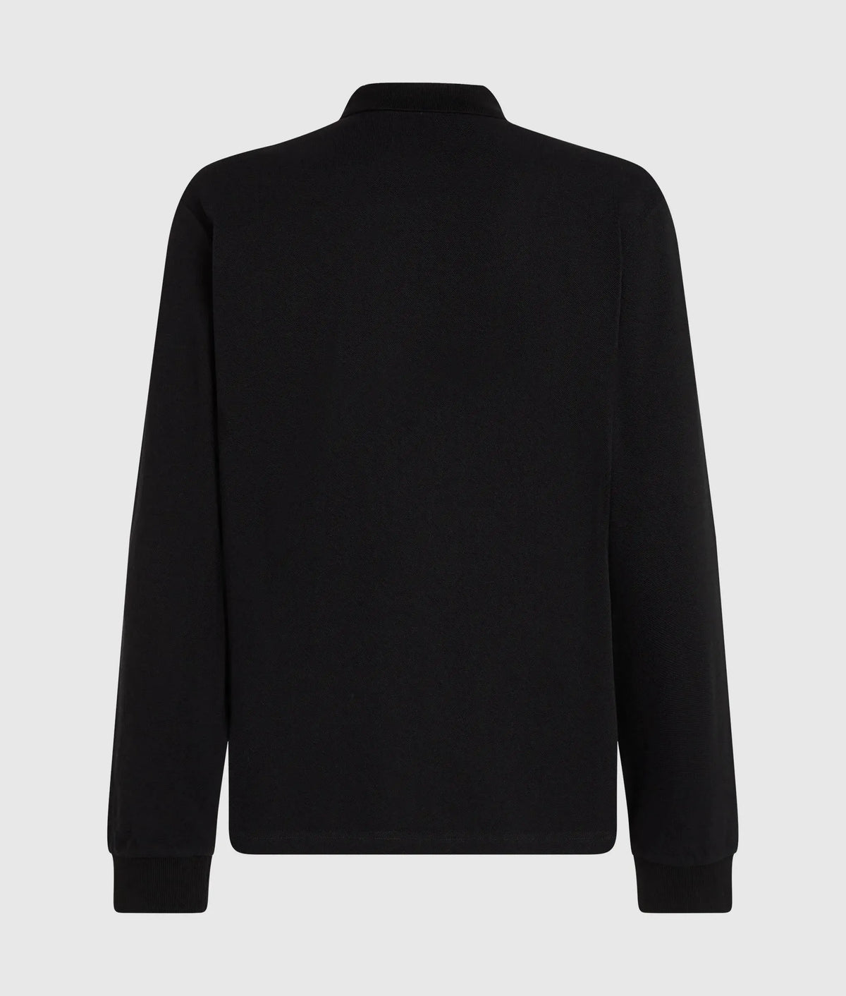 Long-sleeved logo polo shirt