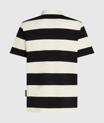 Ikon bold stripe polo shirt