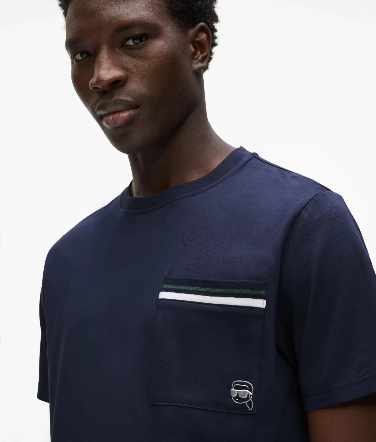 Ikon stripe pocket T-shirt