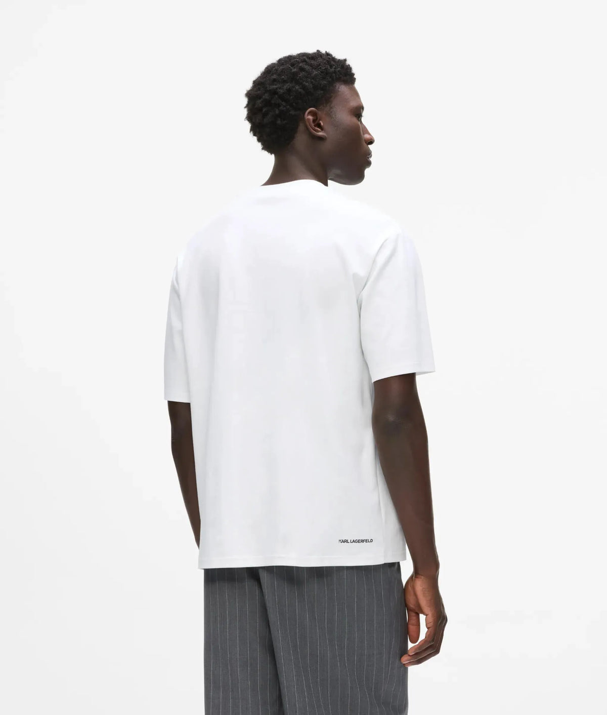 Pinstripe pocket T-shirt
