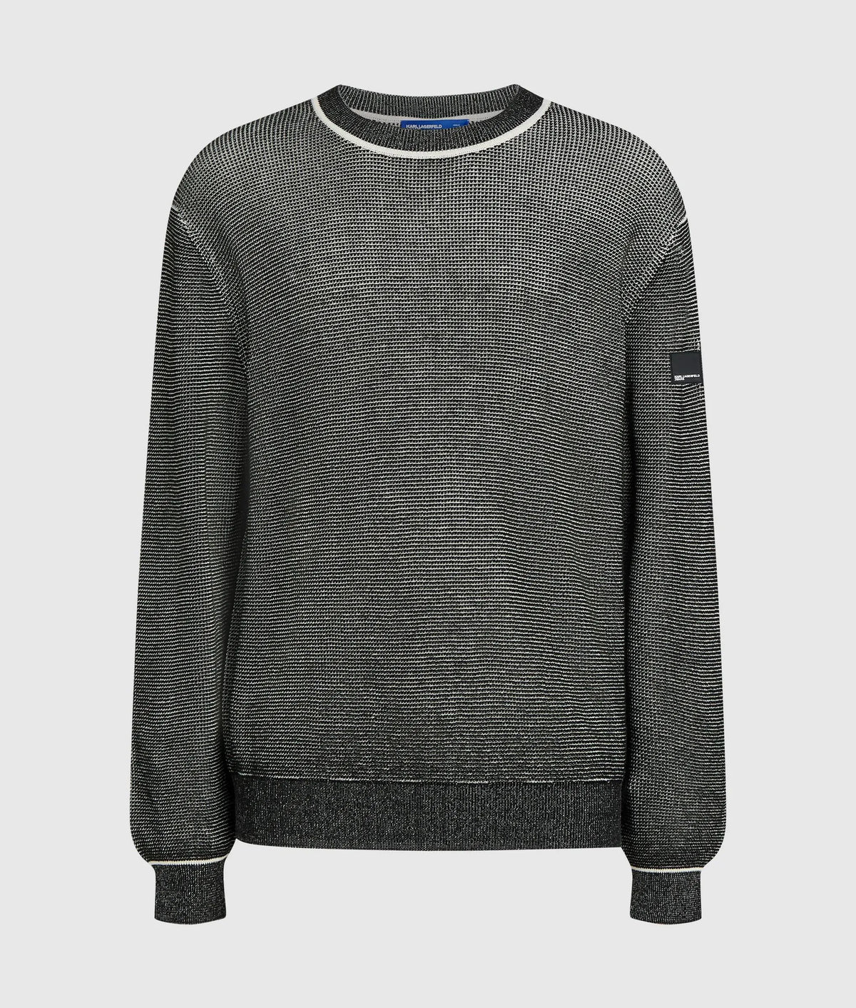 Waffle knit sweater