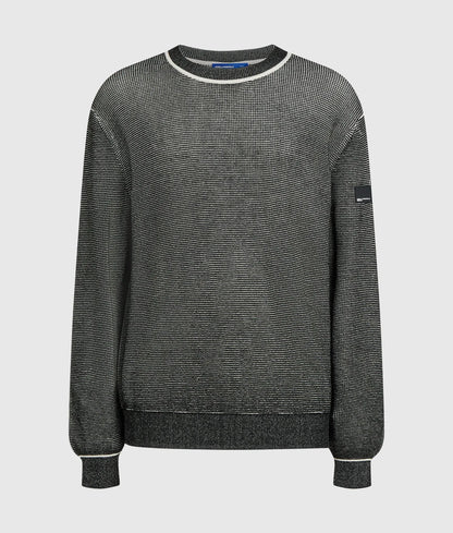 Waffle knit sweater