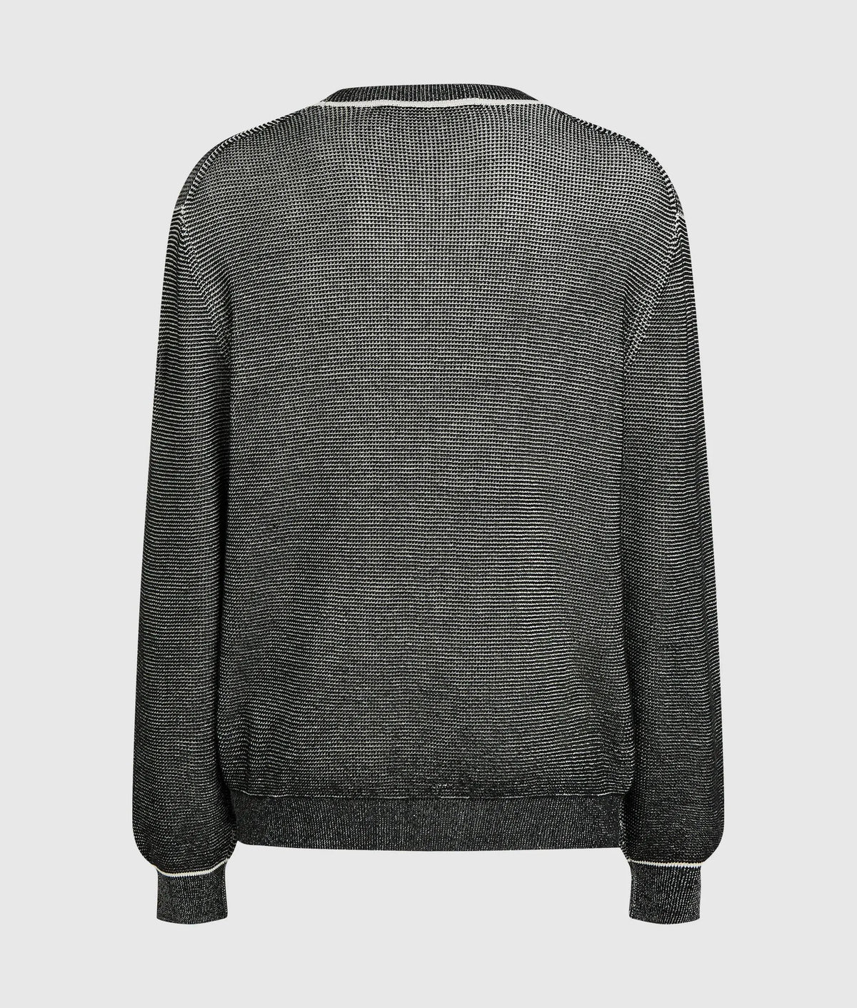 Waffle knit sweater