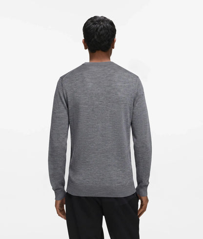Merino wool crew neck sweater