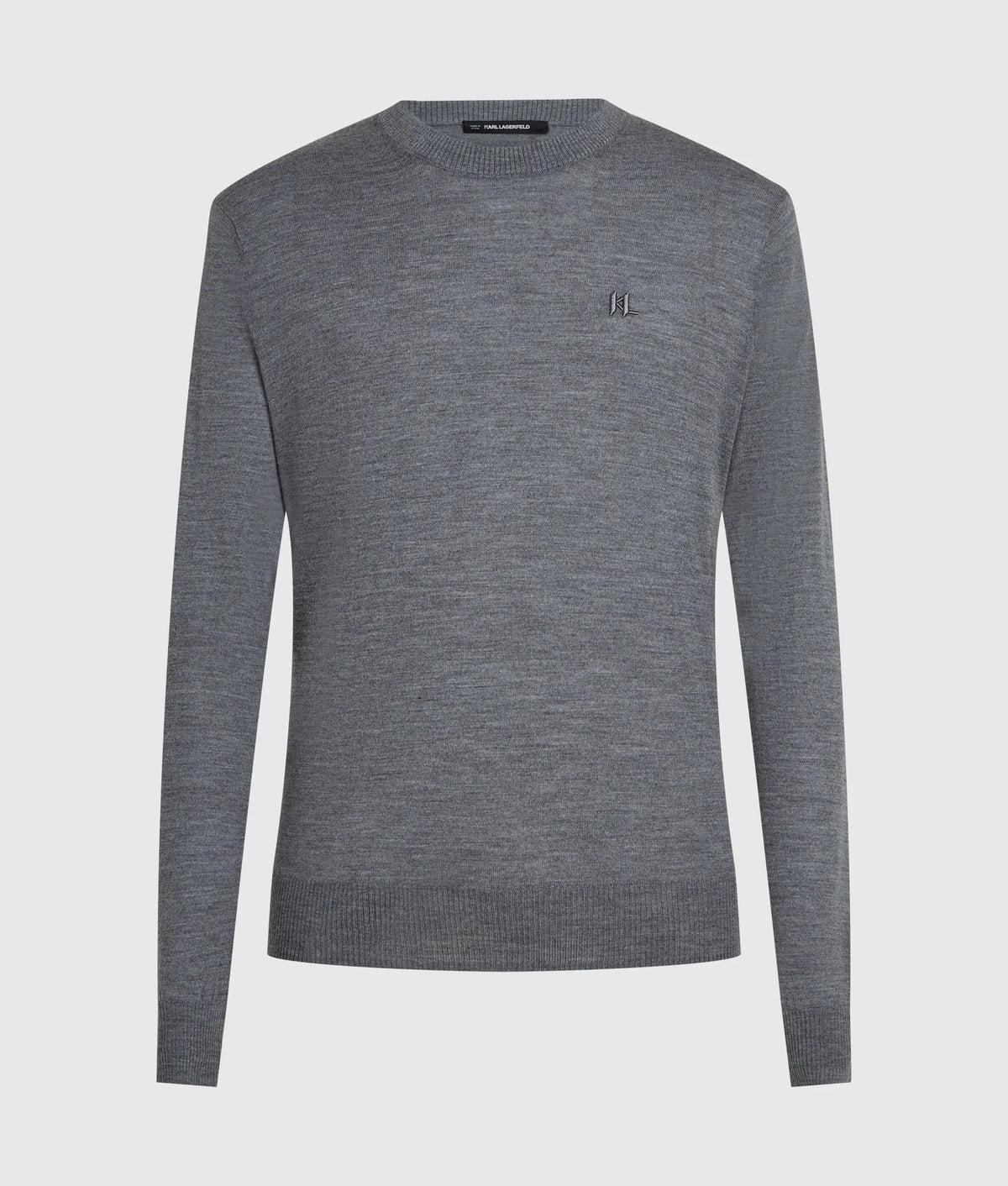 Merino wool crew neck sweater