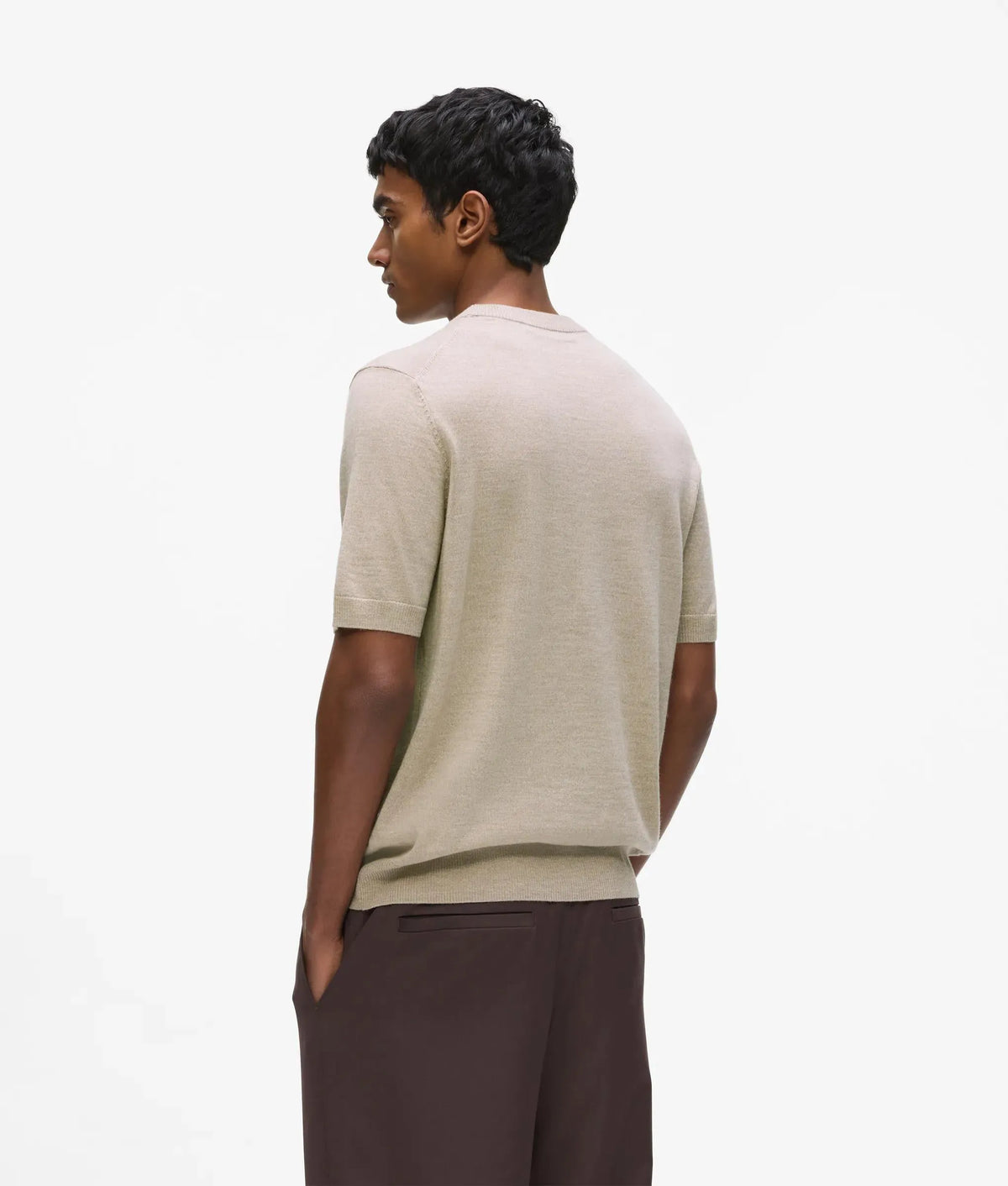 Monogram merino wool T-shirt