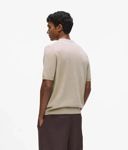 Monogram merino wool T-shirt
