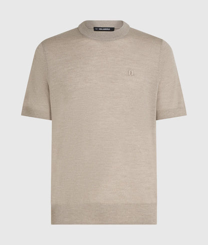 Monogram merino wool T-shirt