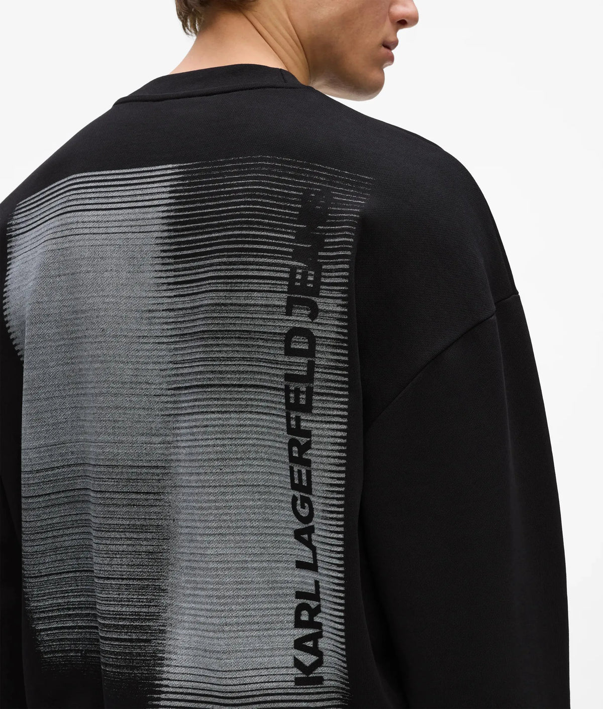 Gradient logo boxy sweatshirt
