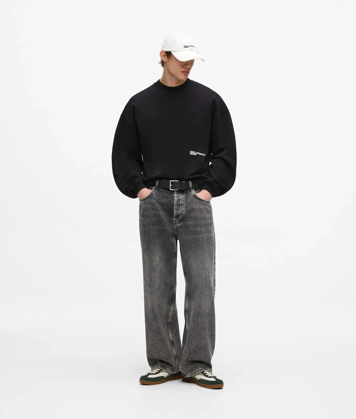 Gradient logo boxy sweatshirt