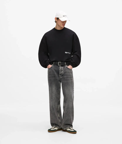 Gradient logo boxy sweatshirt