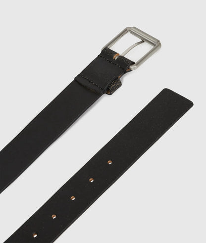 Cracked leather belt