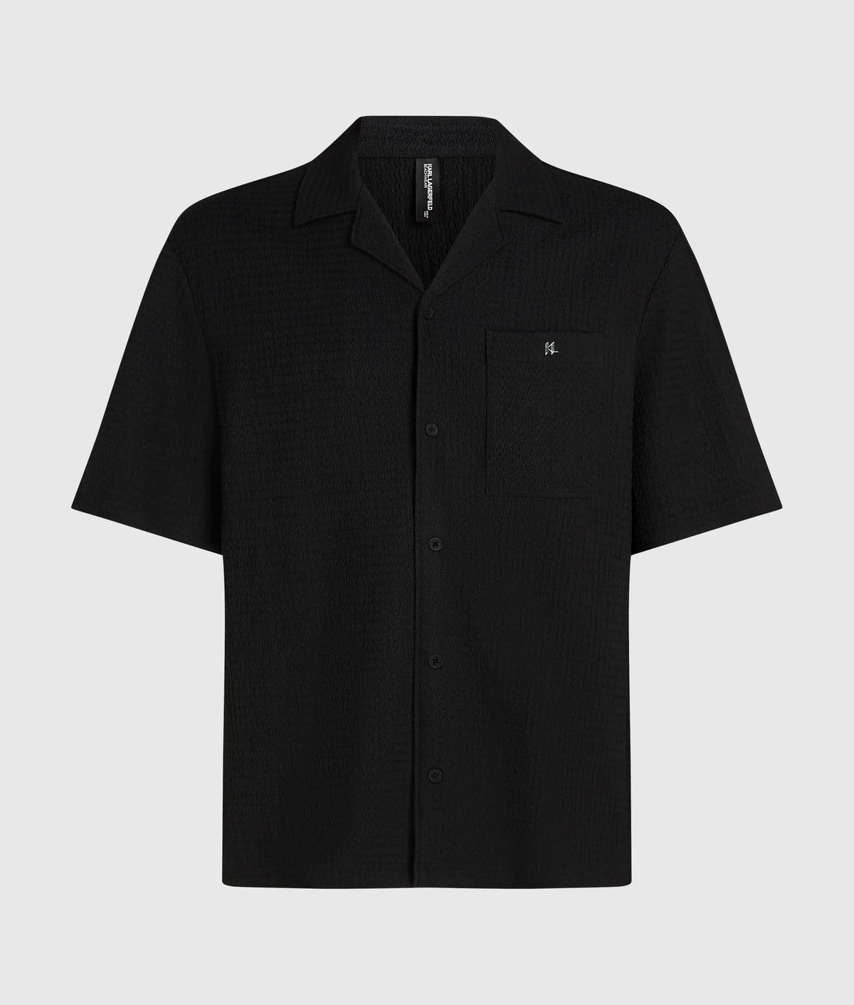 Textured beachwear shirt