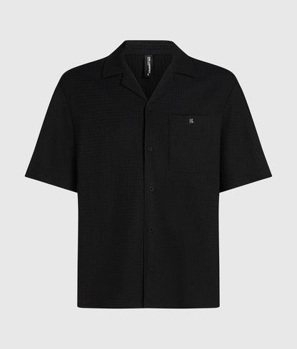 Textured beachwear shirt