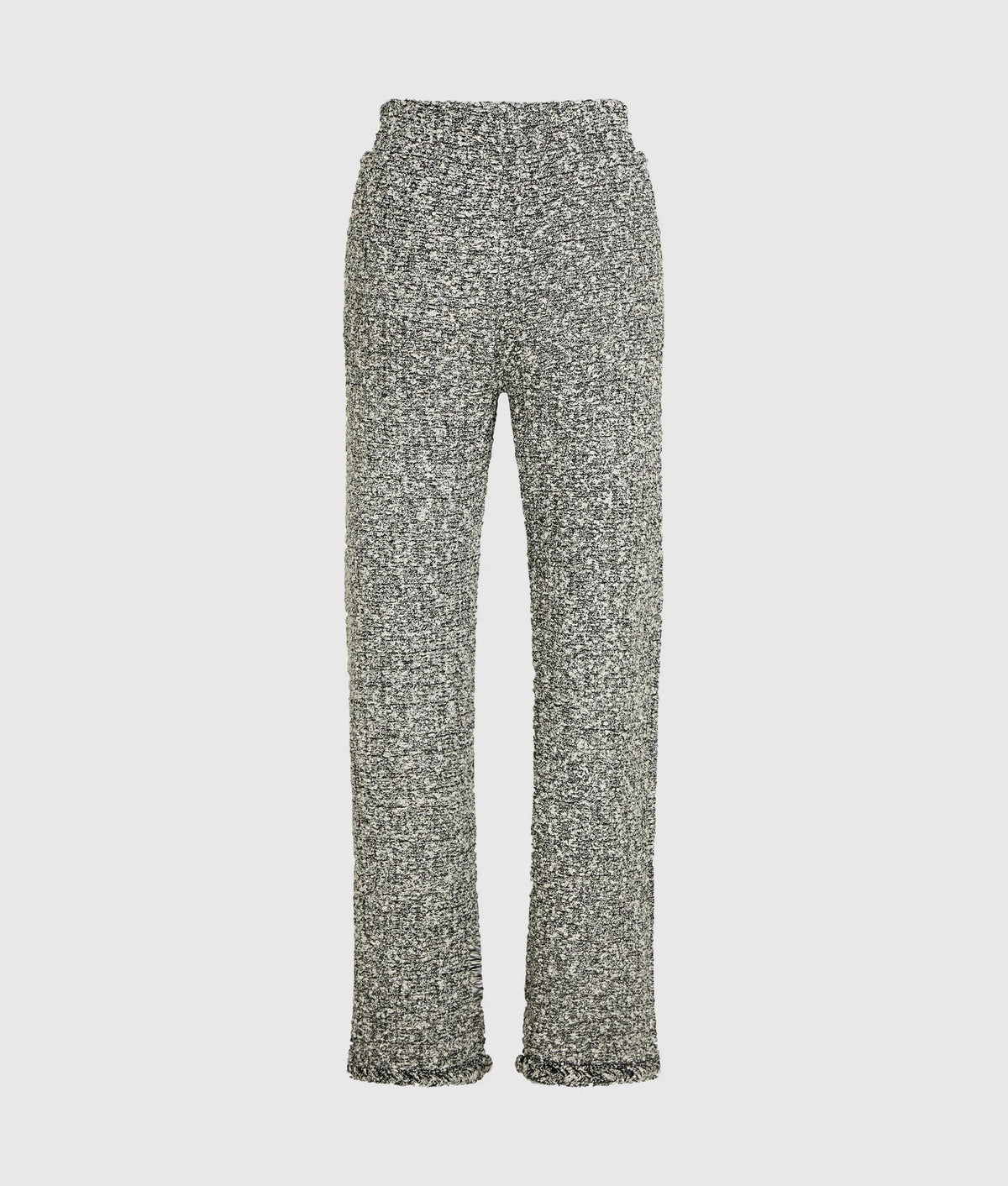 Bouclé knit pants