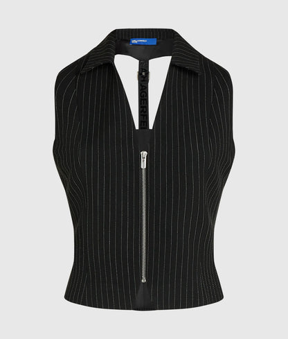 Pinstripe waistcoat