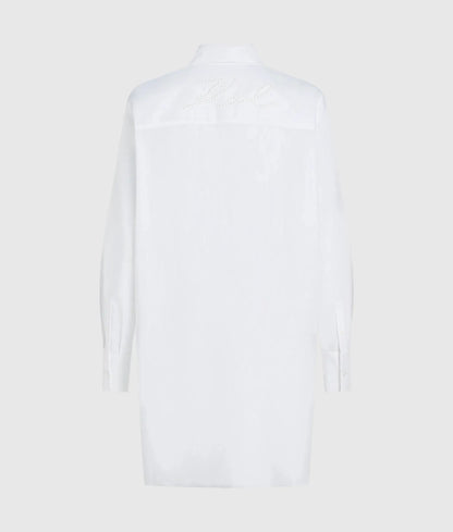 Signature poplin tunic shirt