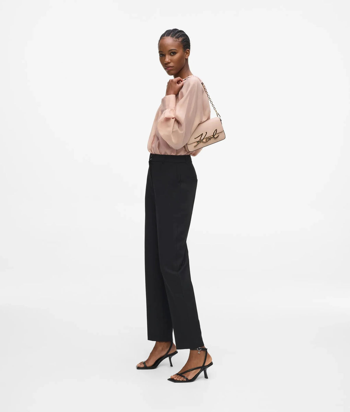 Gathered neck blouse