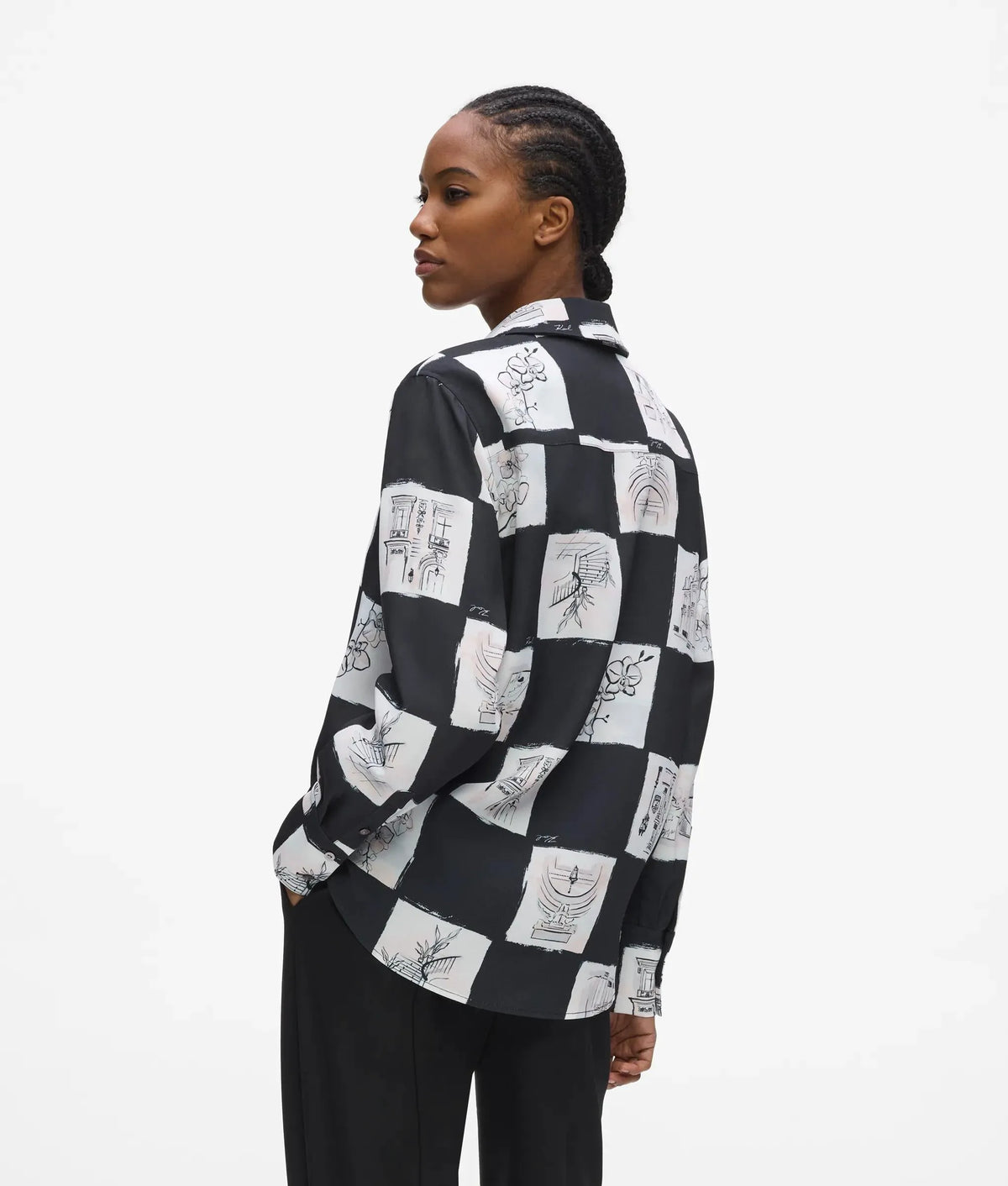 Fluid printed shirt
