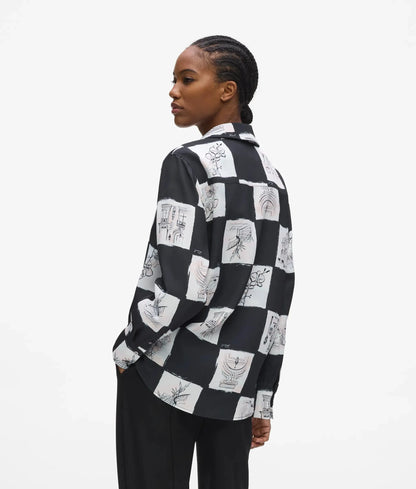 Fluid printed shirt