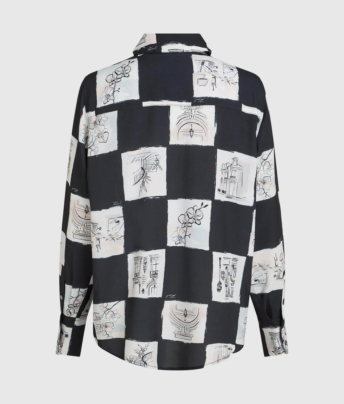 Fluid printed shirt