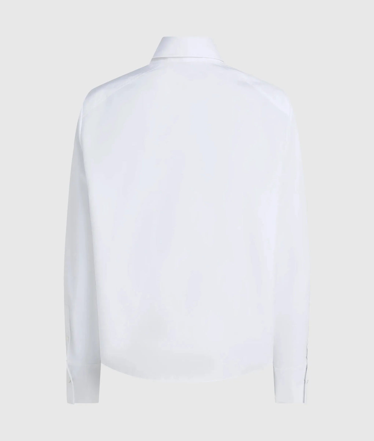 Shoulder pad poplin shirt