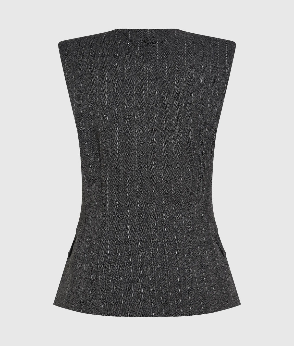 Pinstripe tailored vest