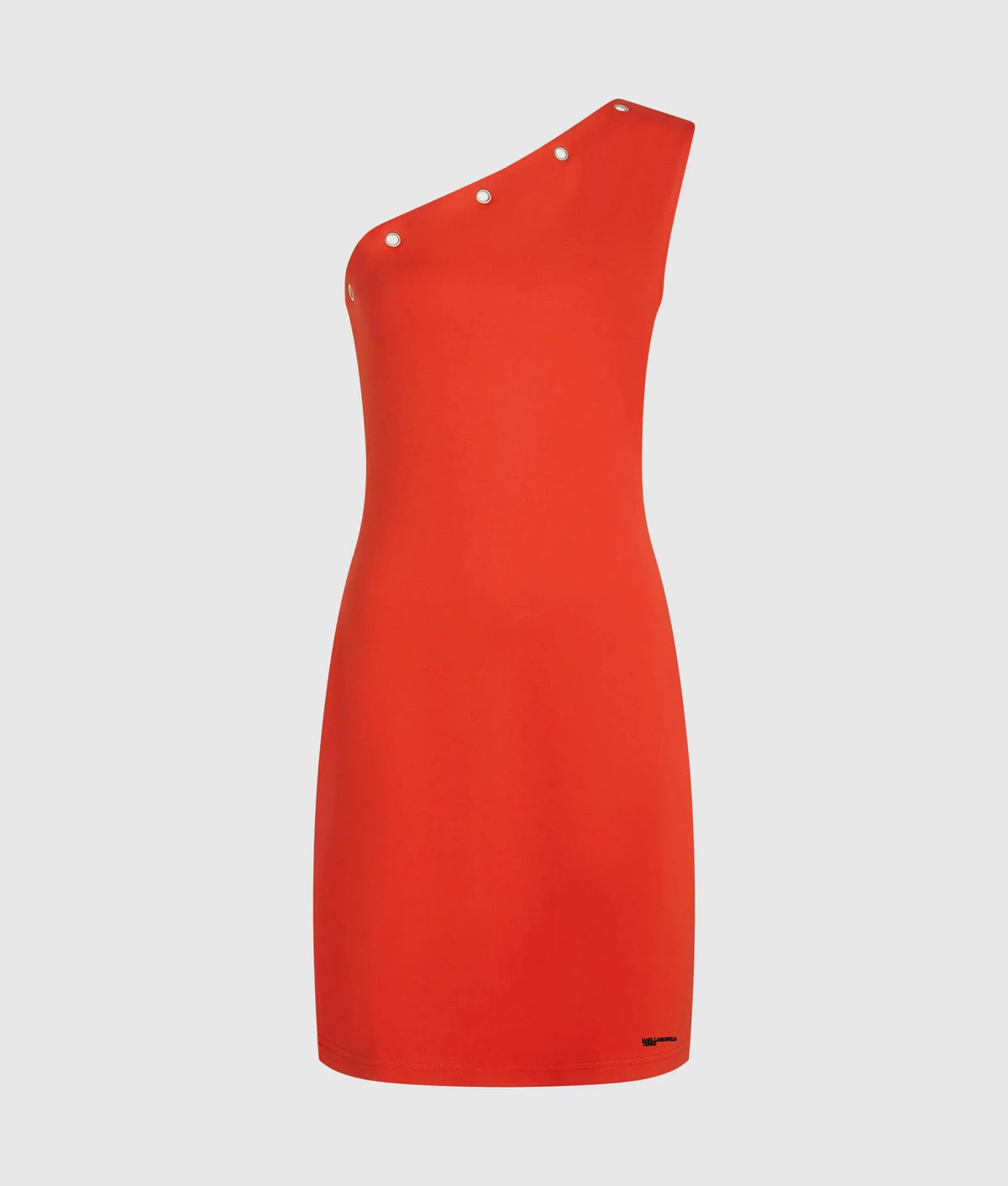 One-shoulder fitted dress