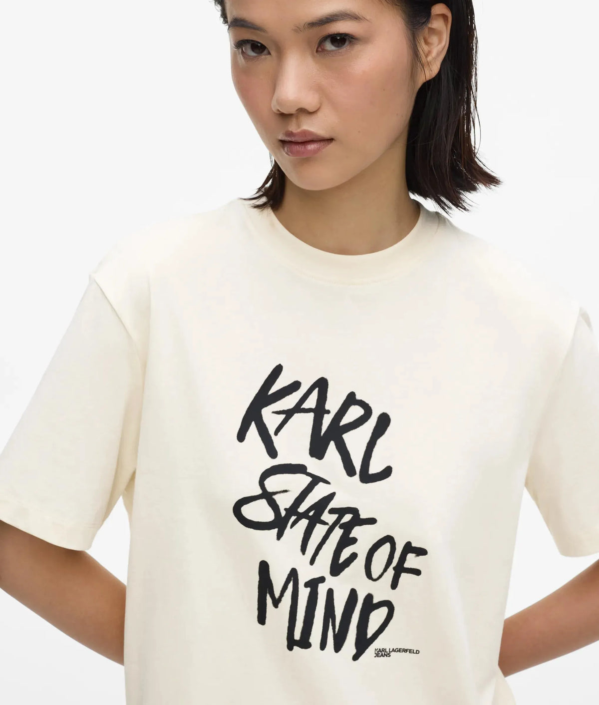 Karl quote T-shirt dress