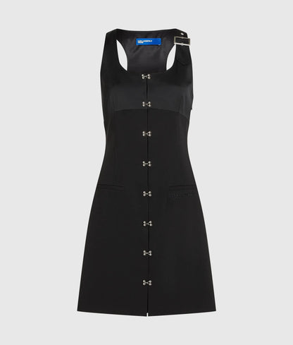 Satin panel dress