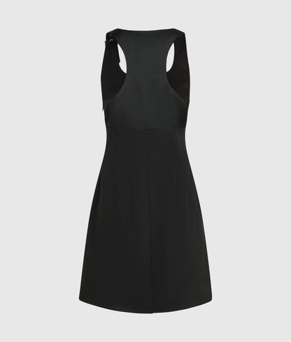 Satin panel dress