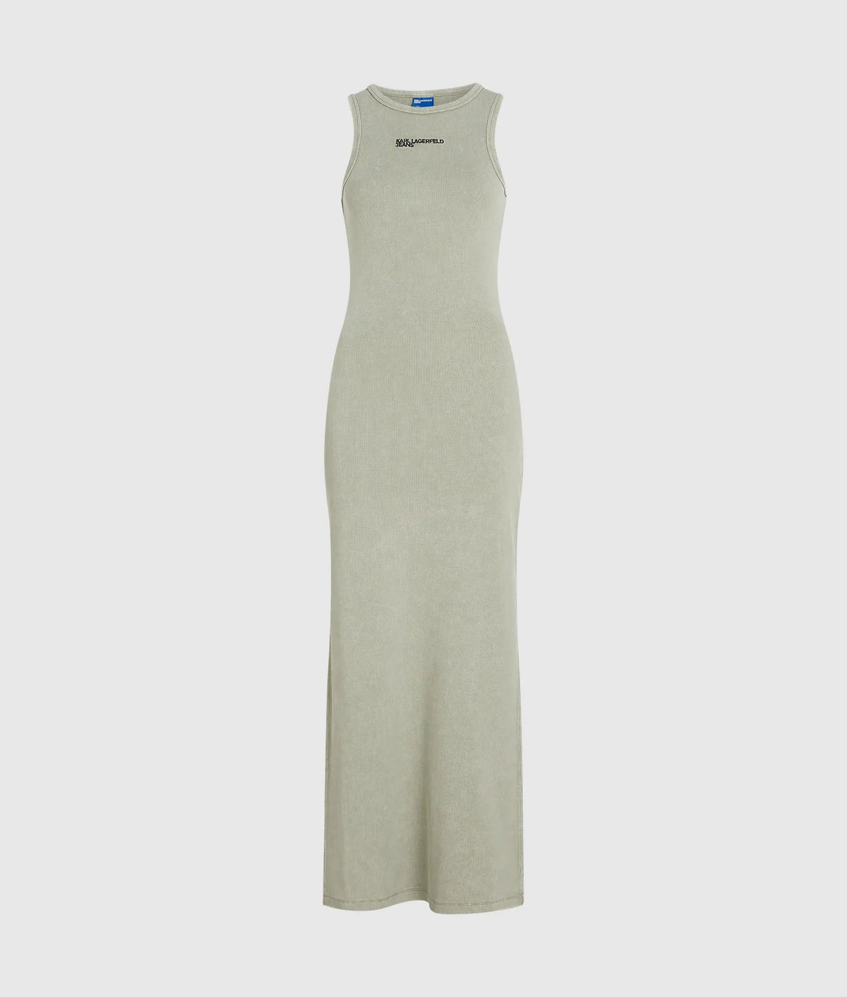 Washed ribbed tank dress