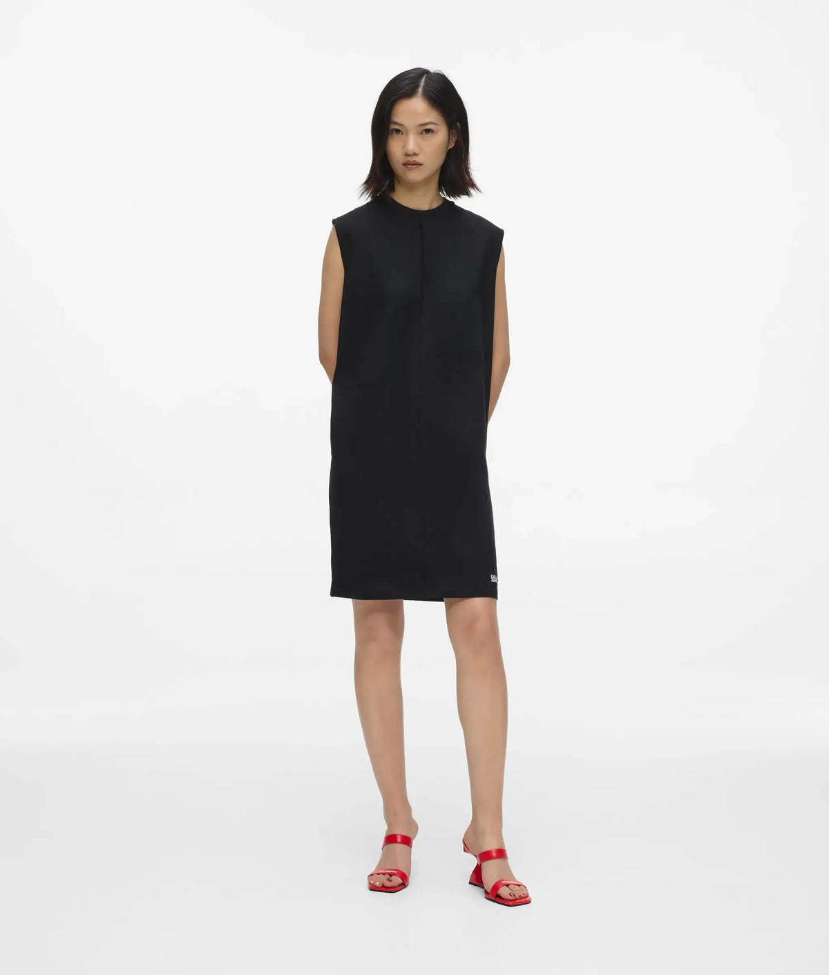 Raised seam tank dress