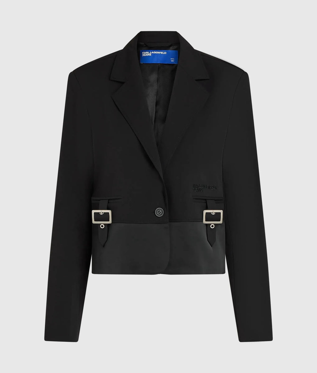 Buckle-detail blazer