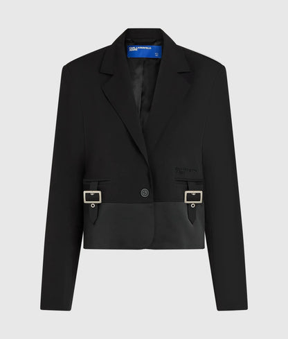 Buckle-detail blazer