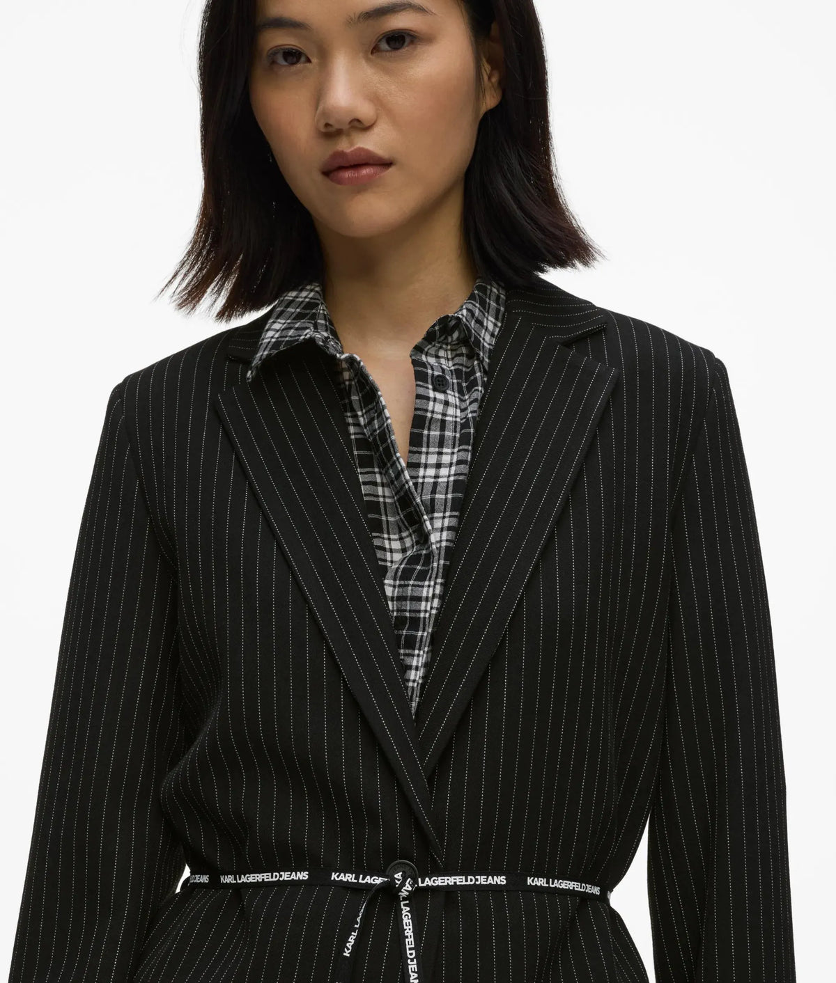 Pinstripe blazer
