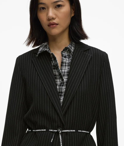 Pinstripe blazer