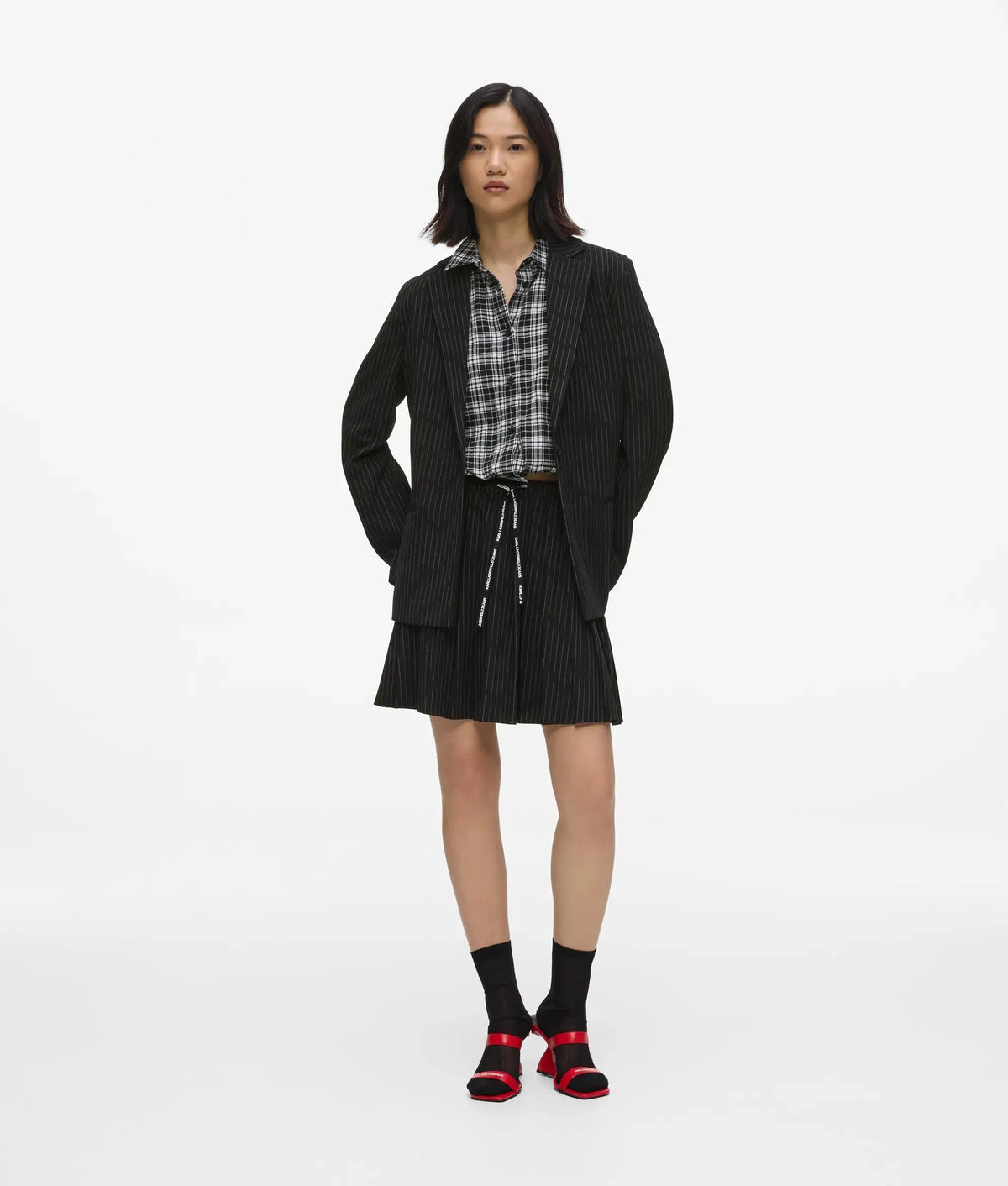Pinstripe blazer