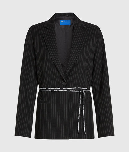 Pinstripe blazer
