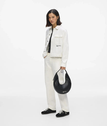 Regular white denim jacket