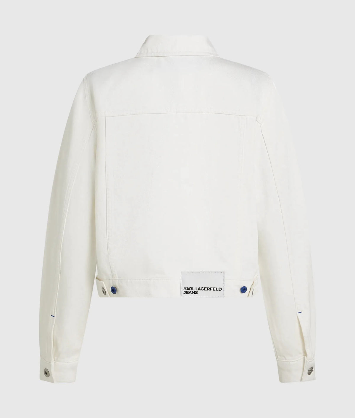 Regular white denim jacket