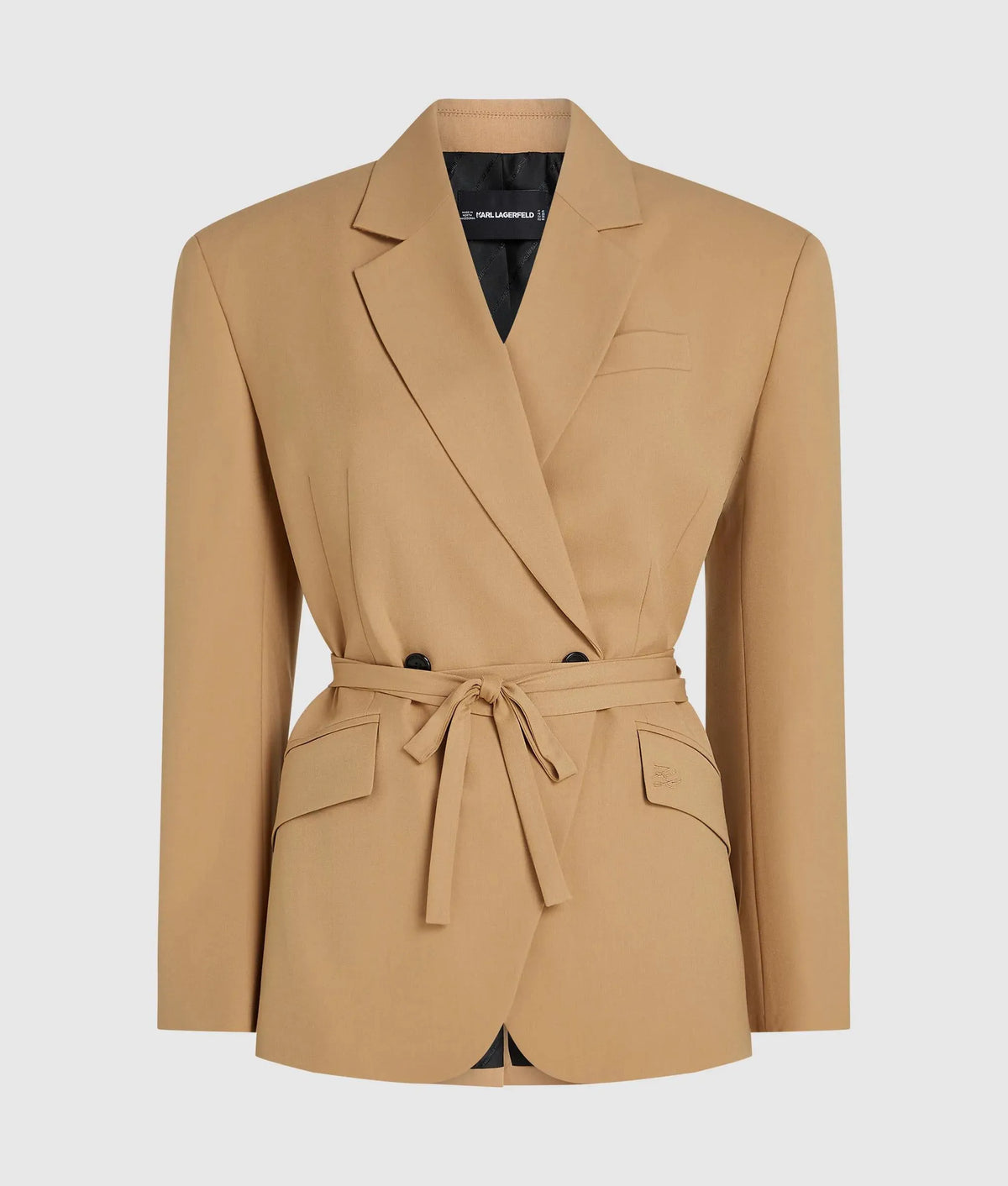 Tie waist blazer