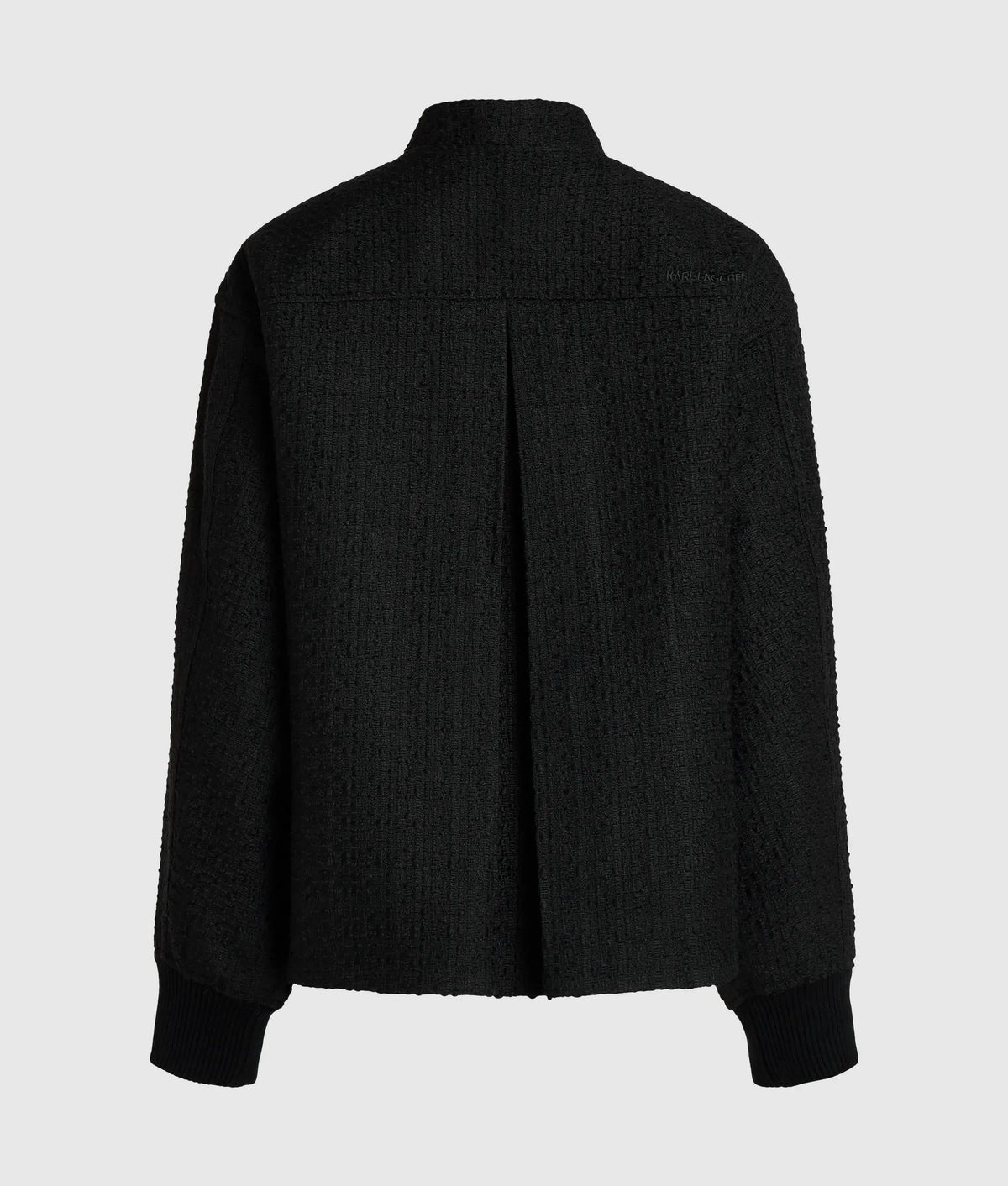 Ikon bouclé bomber jacket