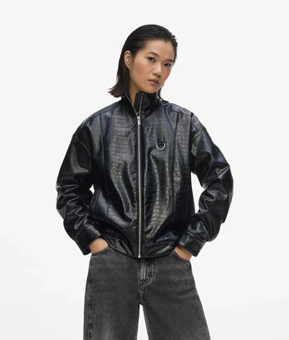 Karl quote bomber jacket
