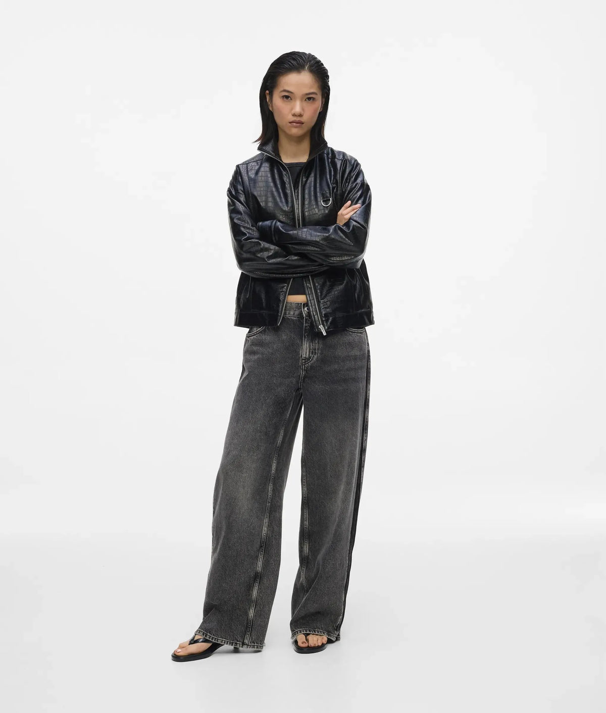 Karl quote bomber jacket