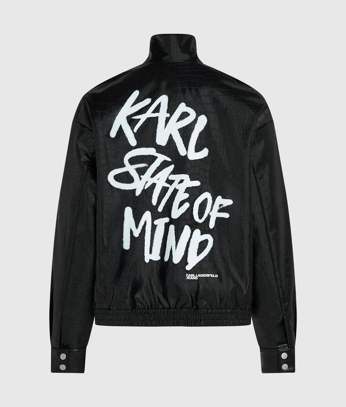 Karl quote bomber jacket