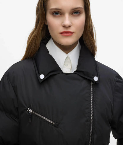 Biker puffer jacket