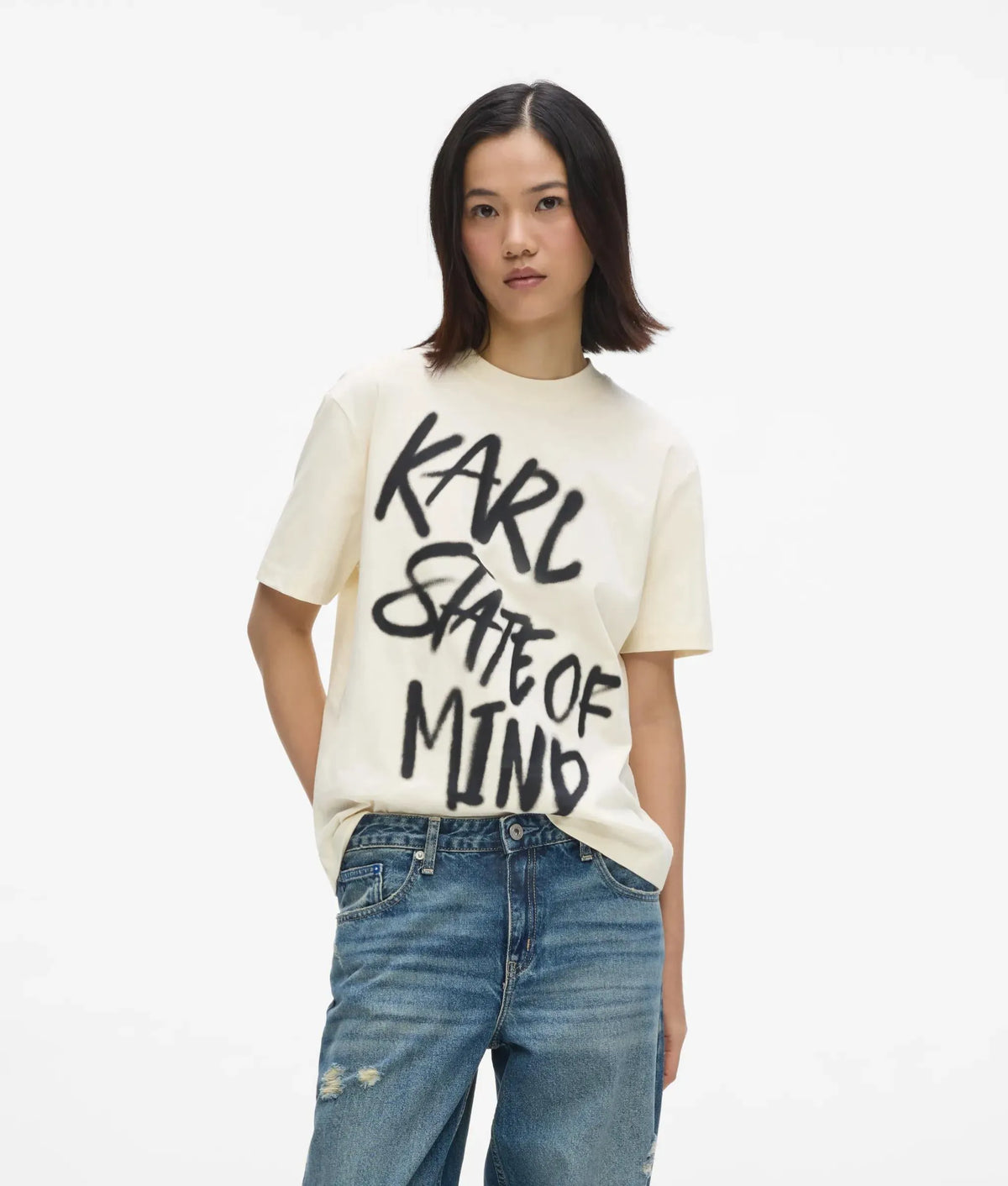Regular‑fit Karl quote T-shirt