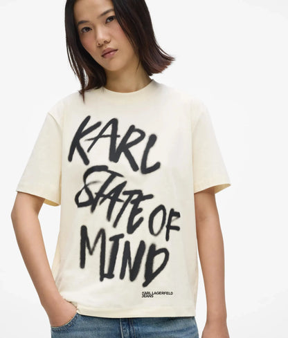 Regular‑fit Karl quote T-shirt