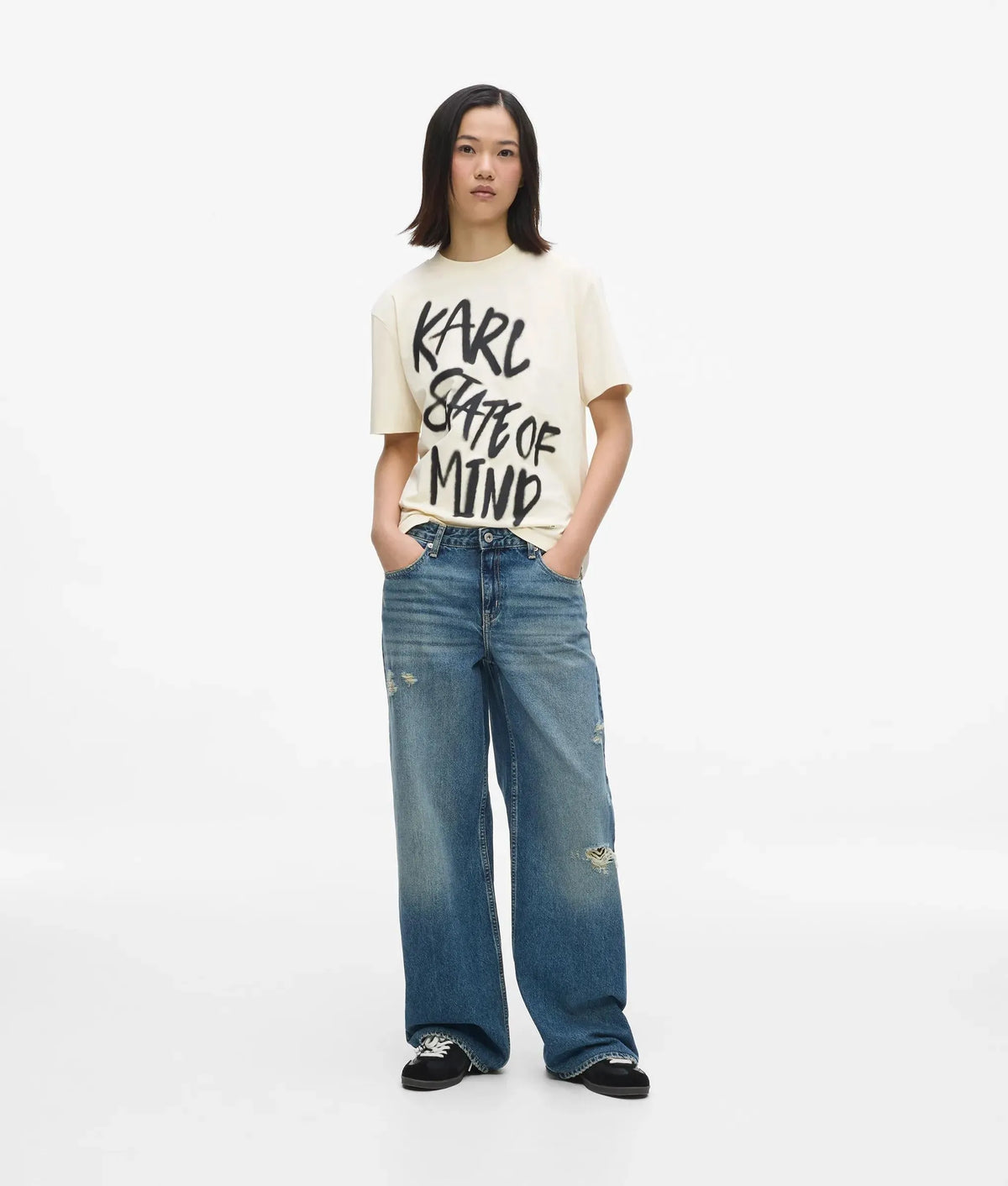 Regular‑fit Karl quote T-shirt